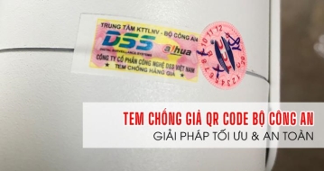 ISO-Các mẫu tem chống giả của Bộ công An sản xuất được khách hàng lựa chọn